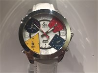 Armbanduhr Jacob & Co. Herr Five Time Zone in Stahl JC01 - JC01
